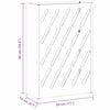 vidaXL Stojak na parasol z przechowywaniem Czarny 28 x 12 x 41 cm Stal