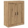 vidaXL Highboard 2 pcs Dąb rzemieślniczy Materiał drewnopochodny