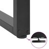 vidaXL Nogi do stołu konsolowego w kształcie litery U 2 szt. Antracyt 28x(72-73) cm Stal