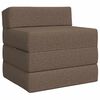 vidaXL Składana Sofa Ł&oacute;żko Szarobeżowy 70 x 60 x 63 cm tkanina