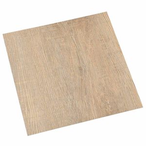 vidaXL Deski podłogowe 5,11 m&sup2; 55 pcs PVC Jasnoszary, Ciemnobrązowy