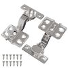 vidaXL Zawias 2 szt. Nikiel 85 x 52,5 x 9,5 mm Żelazo