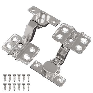vidaXL Zawias 2 szt. Nikiel 85 x 52,5 x 9,5 mm Żelazo