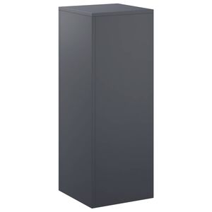 vidaXL Stojak na rośliny antracytowy 30 x 30 x 80 cm Stal nierdzewna