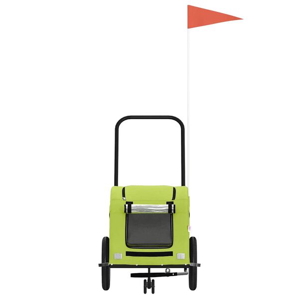 vidaXL Przyczepka rowerowa dla zwierząt, tkanina Oxford i żelazo