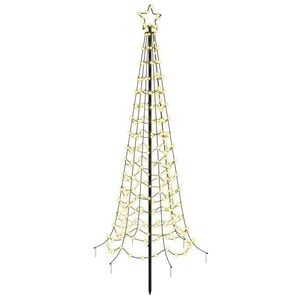 vidaXL Choinka spiralna LED z kolcem do ziemi EKENAS 180 cm 220 LED