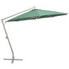 vidaXL Parasol ogrodowy, wiszący, 350 cm, aluminiowy, piaskowy