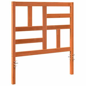 vidaXL Wezgłowie ł&oacute;żka Z zagł&oacute;wkiem Woskowy Brąz 80,5 x 4 x 104 cm