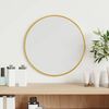 vidaXL Lustro ścienne, złote, &Oslash; 30 cm, okrągłe