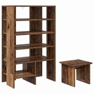 vidaXL Szafka na buty 2 szt. 62 x 35 x 100 cm Drewno inżynieryjne