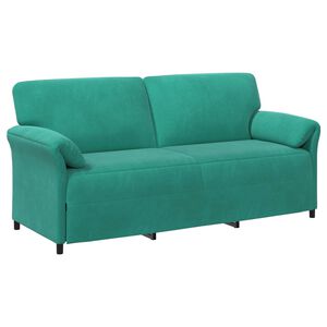 vidaXL Sofa 3-osobowa Turkusowy 198 x 83 x 95 cm Welur