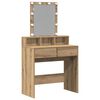 vidaXL Toaletka dąb artisan 80 x 41 x 144.5 cm Drewno inżynieryjne