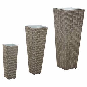 vidaXL Zestaw na świeżym powietrzu 3 pcs Metal