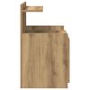 vidaXL Szafka nocna z 2 szufladami Artisan Oak 40x36,5x62 cm