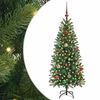 vidaXL Sztuczna choinka Zielony 150 cm PE i PVC