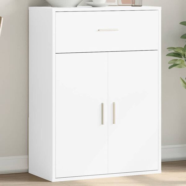 vidaXL Szafka, biała, 60x30x84 cm, materiał drewnopochodny