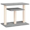 vidaXL Drapak dla kota z platformami, jasnoszary, 62,5 cm