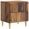 vidaXL Stolik nocny Stare drewno 43 x 34,5 x 48 cm Drewno inżynieryjne