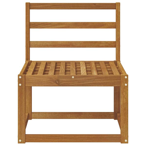 vidaXL Środkowa sofa ogrodowa Lite Drewno Akacji Naturalny