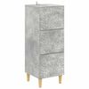 vidaXL Szafka z Szufladami Betonowy szary 33 x 34,5 x 90 cm