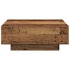 vidaXL Stolik kawowy Stare drewno 80 x 80 x 31 cm