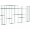 vidaXL Zestaw Ogrodzenia Stawu 5 szt. 100 x 50 cm Stal Zielony