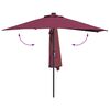vidaXL Parasolka ogrodowa Bordeaux Czerwony 294 x 150 x 224 cm