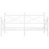 vidaXL Łóżko dzienne bez materaca białe 100x200 cm stalowe