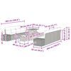 vidaXL Zestaw Sof na Ogr&oacute;d z poduszką 11 pcs Szary Polirattan
