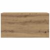 vidaXL Wisząca szafka łazienkowa, dąb artisan, 80x25x40 cm