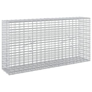 vidaXL Gabion z drutu 5 mm i siatką 5x2,5 cm 100x20x50 cm