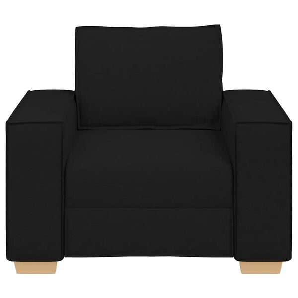 vidaXL Sofa Fotel Czarny 100x78x84 cm Tkanina