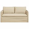 vidaXL Sofa Kremowy