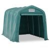 vidaXL Namiot garażowy z PVC, 2,4 x 3,6 m, zielony