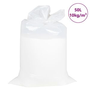 vidaXL Wypełnienie worka sako, EPS 50 L, białe, 10 kg/m&sup3;