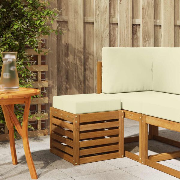 vidaXL Stołek Na Zewnątrz Lite Drewno Akacji Naturalny