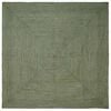 vidaXL Dywan strefowy Oliwkowy zielony 240 x 240 cm Juta