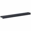 vidaXL Parapet okienny Antracytowy z rysunkiem drewna 60 x 10 x 4,5 cm