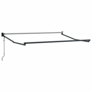 vidaXL Elektryczna rama markizy składanej Antracyt 3 x 2 m Aluminium