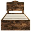 vidaXL Ramka ł&oacute;żka Dąb Wędzony 75 x 190 cm Drewno inżynieryjne