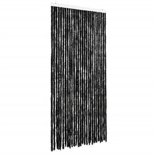 vidaXL Zasłona przeciwko owadom, antracytowa, 118x220 cm, szenil