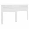 vidaXL Ramka ł&oacute;żka Z zagł&oacute;wkiem Biały 180 x 200 cm Lite drewno sosnowe