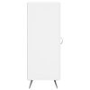 vidaXL Szafka, biała, 34,5x34x90 cm, materiał drewnopochodny