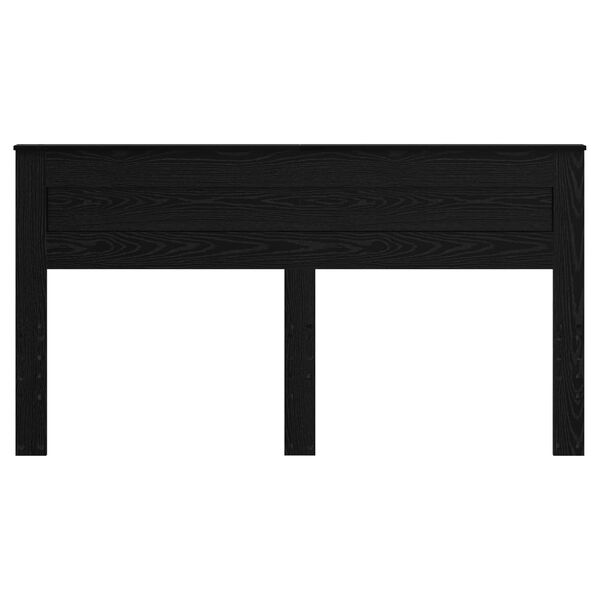 vidaXL Zagł&oacute;wek Czarny Dąb 200 cm Materiał drewnopochodny