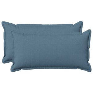 vidaXL Poszewka na poduszkę 2 pcs HOUTEN Niebieski dżins 40 x 80 cm