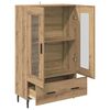 vidaXL Highboard z szufladą Dąb rzemieślniczy 69,5 x 31 x 115 cm