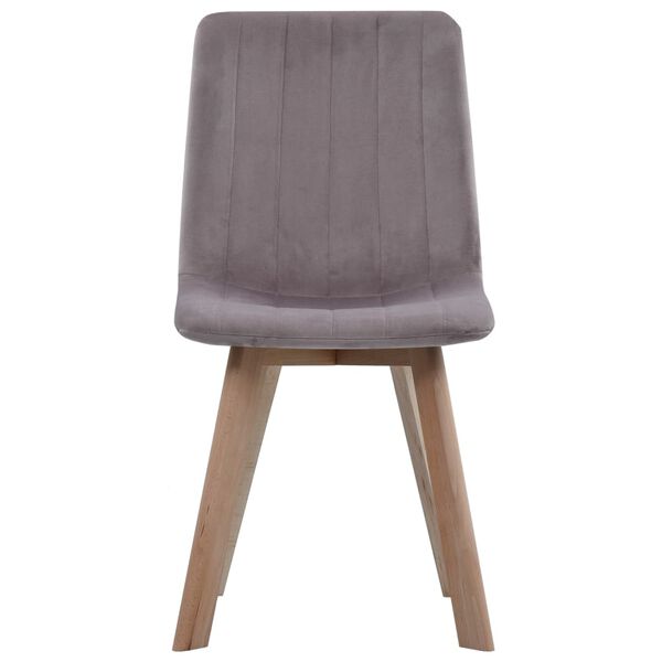 vidaXL Krzesła stołowe, 4 szt., r&oacute;żowe, obite aksamitem