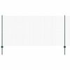 vidaXL Ogrodzenie z słupkiem Zielony 1,2 x 50 m Stal i PVC
