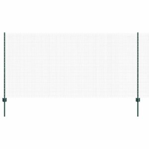 vidaXL Ogrodzenie z drutu spawanego z słupkami 50 x 1,2 m zielony