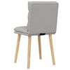 vidaXL Krzesła do jadalni 2 szt. Tkanina Cloud Grey